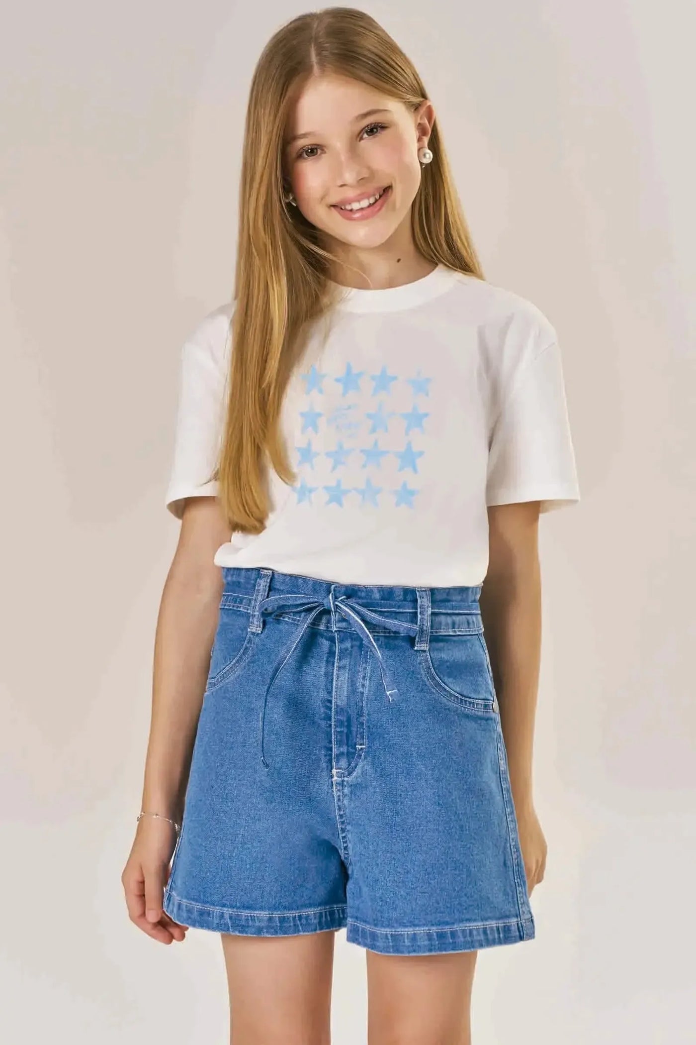 Blusa em Cotton 89016 Lilimoon Teen Menina
