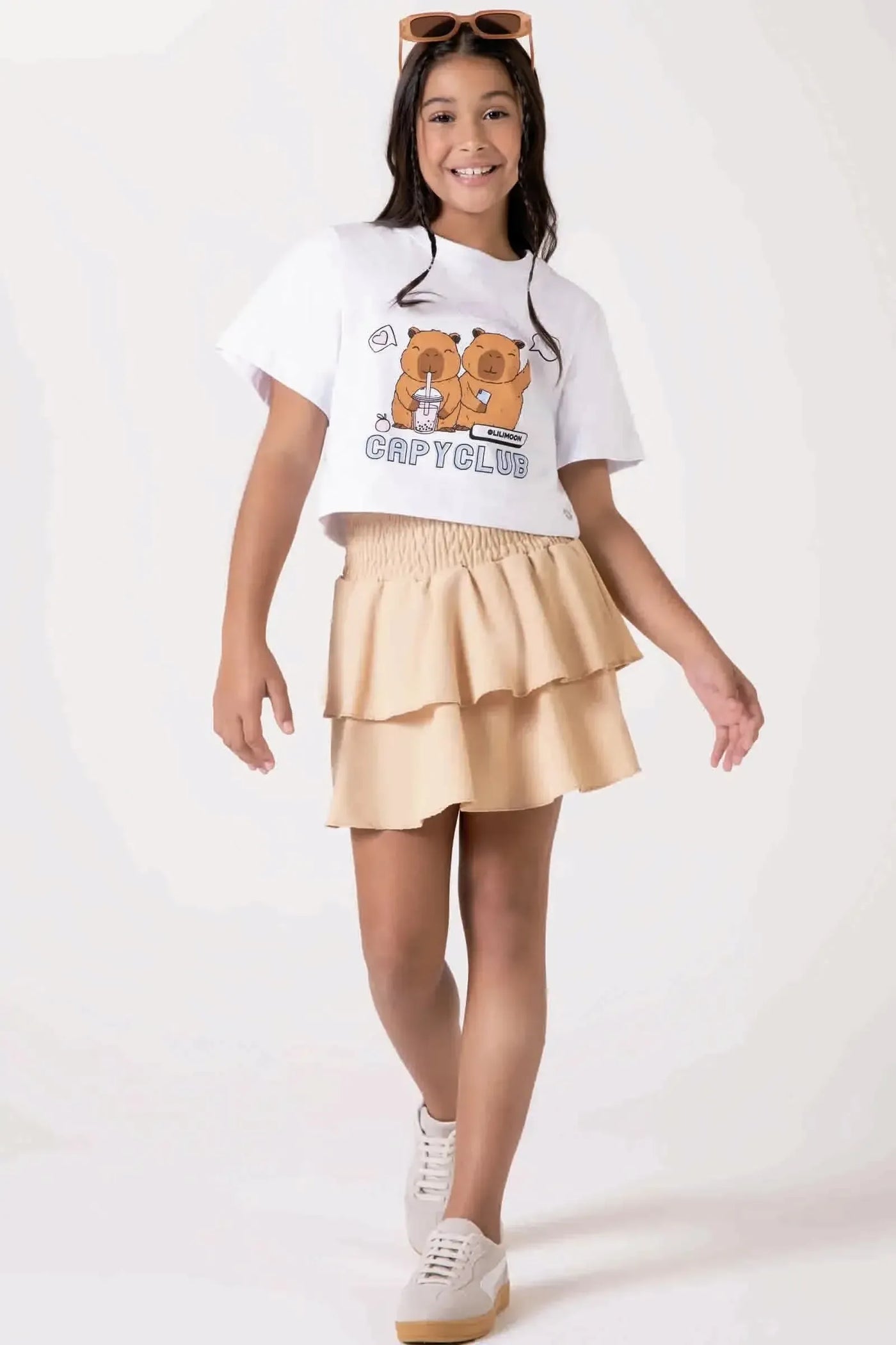 Blusa Boxy Over em Meia Malha 90569 Lilimoon Teen Menina