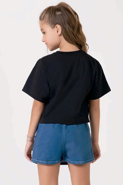 Blusa Boxy Over em Meia Malha 90570 Lilimoon Teen Menina