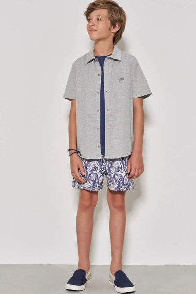 Bermuda Boxer em Nylon Ergonomic com Elastano 88280 Johnny Fox Teen Menino