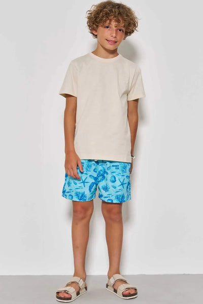 Bermuda Boxer em Nylon Ergonomic com Elastano 88771 Johnny Fox Teen Menino