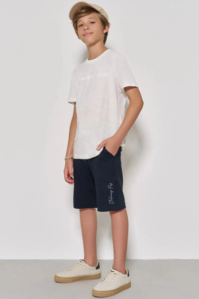 Bermuda em Molevisco com Elastano 86825 Johnny Fox Teen Menino