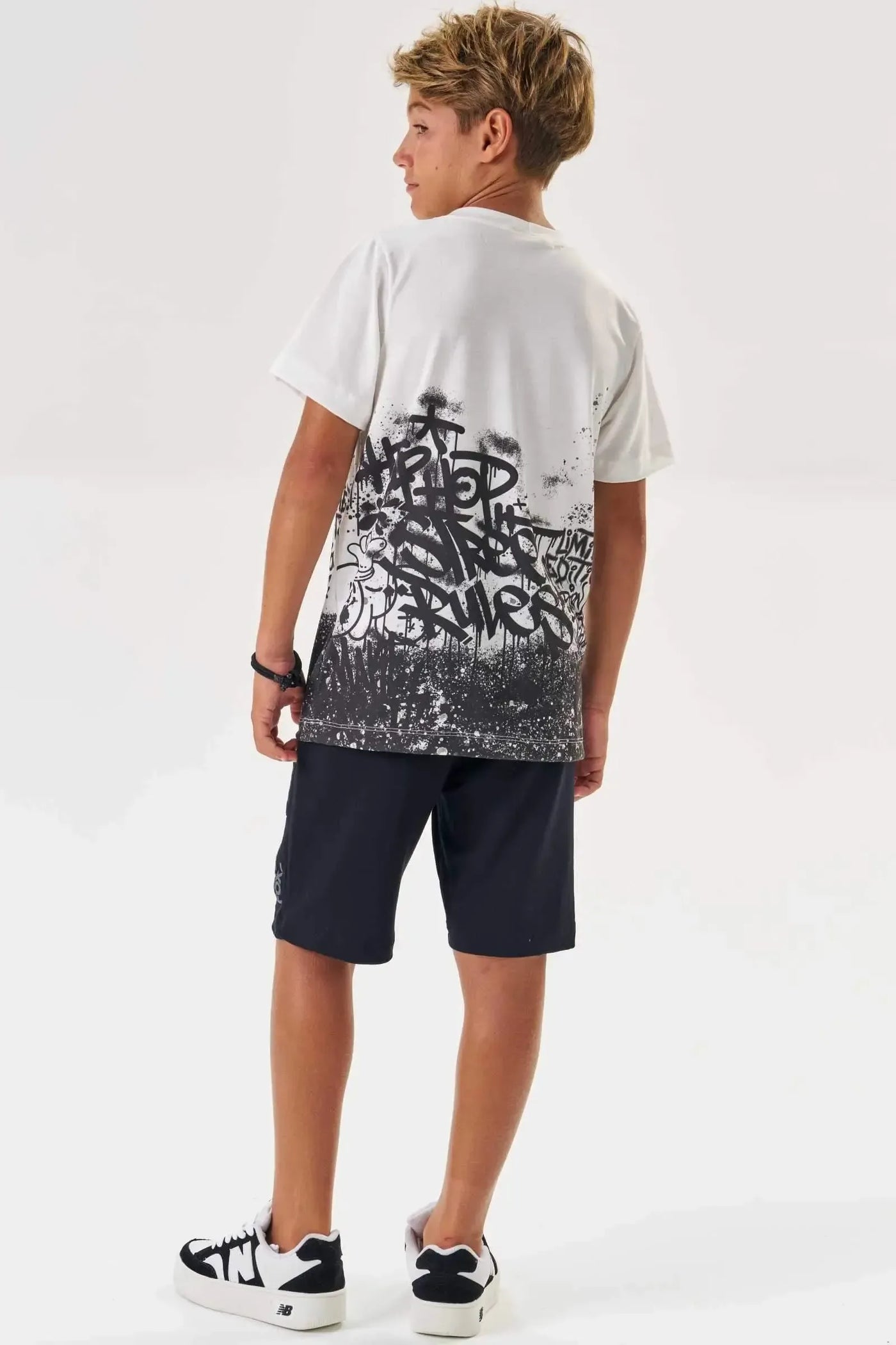 Bermuda em Molevisco com Elastano 87635 Johnny Fox Teen Menino