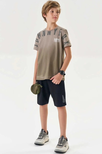 Bermuda em Molevisco com Elastano 87635 Johnny Fox Teen Menino