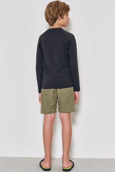 Bermuda em Nylon Neoblend com Elastano (estampa Aqua) 88263 Johnny Fox Teen Menino