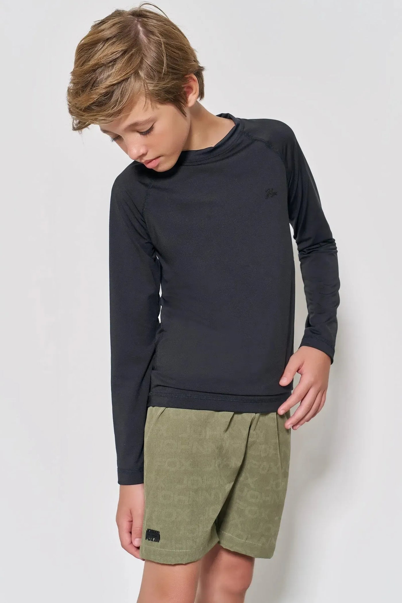 Bermuda em Nylon Neoblend com Elastano (estampa Aqua) 88263 Johnny Fox Teen Menino