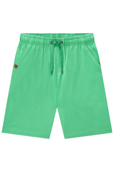 Bermuda em Sarja Girassol com Elastano 87050 Johnny Fox Teen Menino