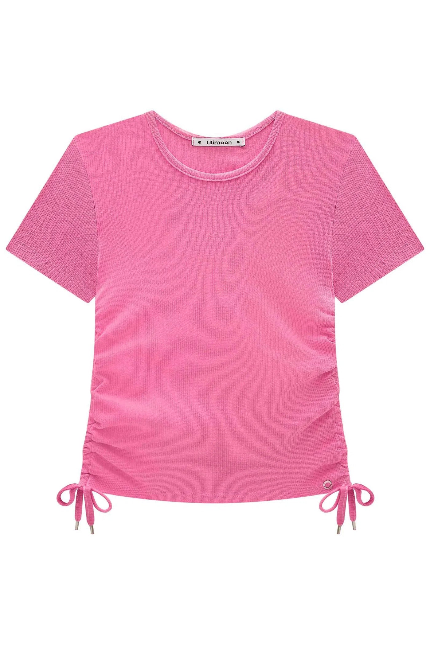 Blusa Boxy Teen Menina em Canelado 81687 Lilimoon