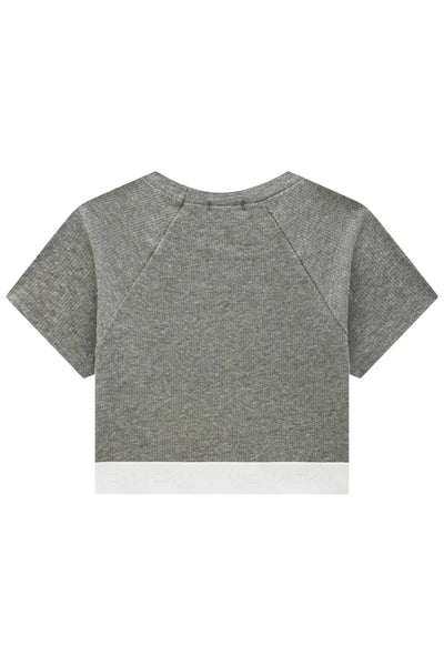 Blusa Cropped em Canelado Liz 86899 Vic&Vicky Teen Menina