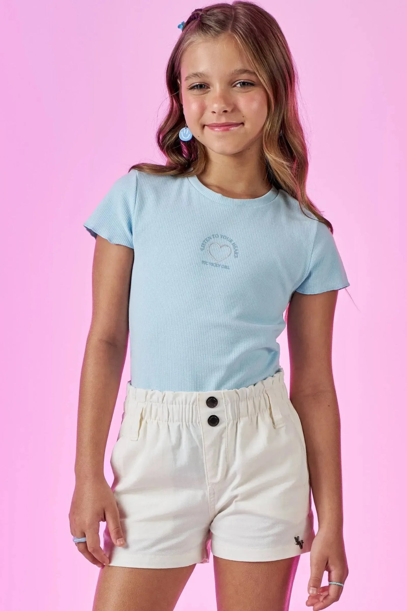 Blusa em Canelado Liz 87115 Vic&Vicky Teen Menina