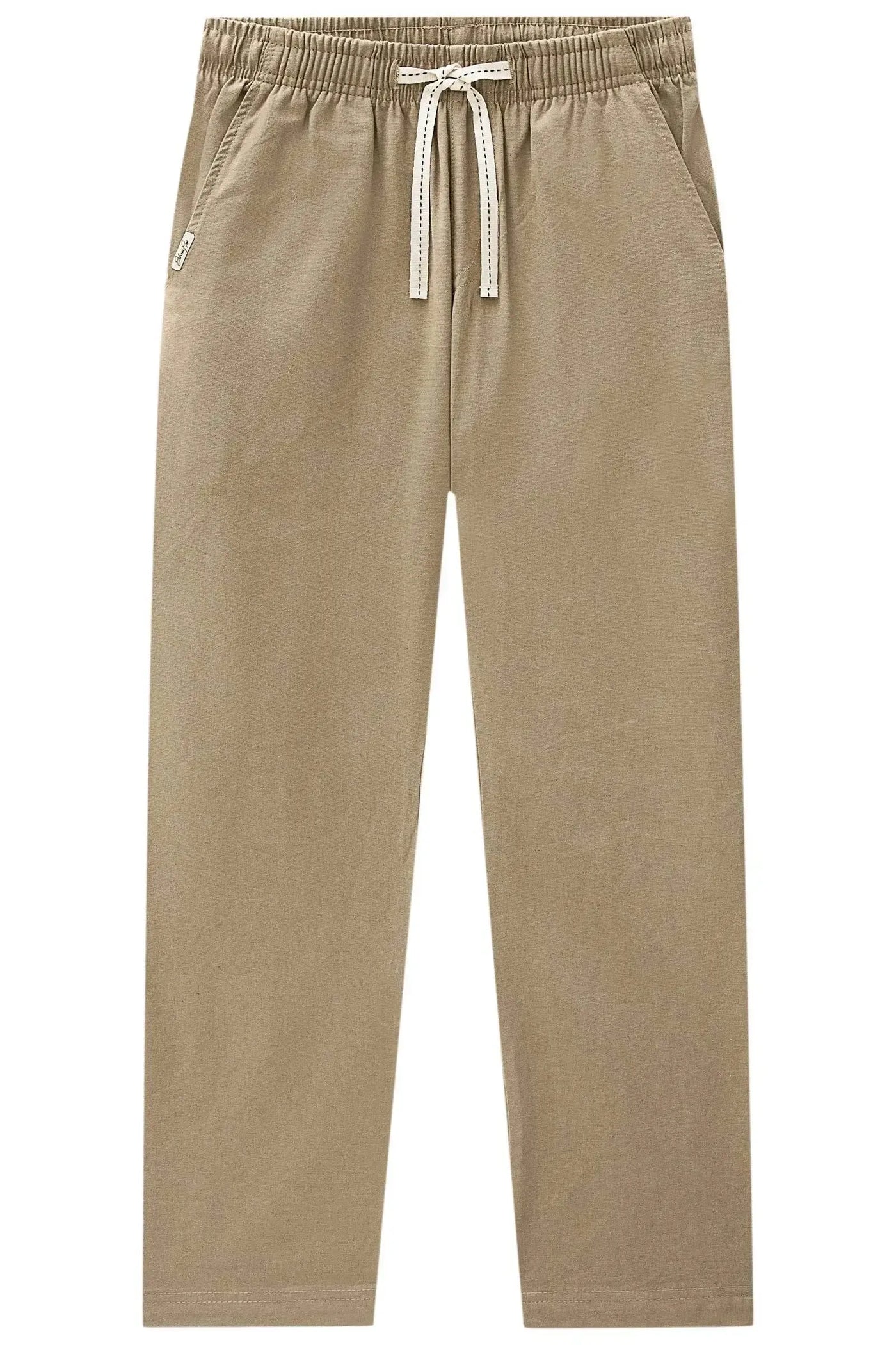 Calça Reta em Linho Santorine com Elastano 86873 Johnny Fox Teen Menino