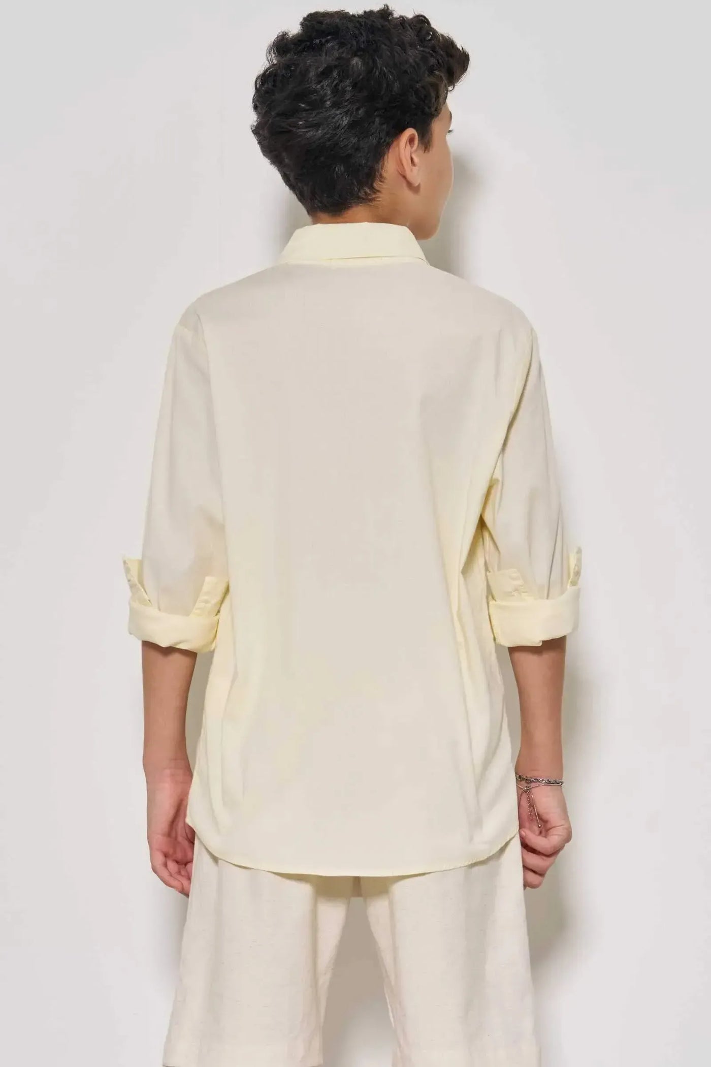 Camisa em Tricoline Mônaco com Elastano 86839 Johnny Fox Teen Menino