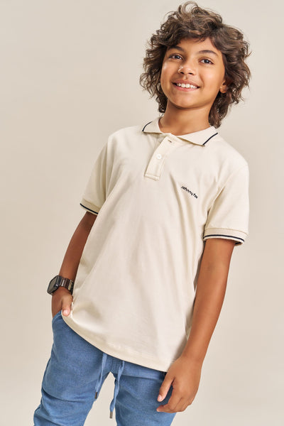 Camisa Polo em Meia Malha 77290 Johnny Fox