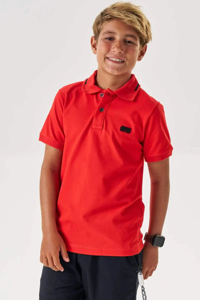 Camisa Polo em Piquet com Elastano 86875 Johnny Fox Teen Menino