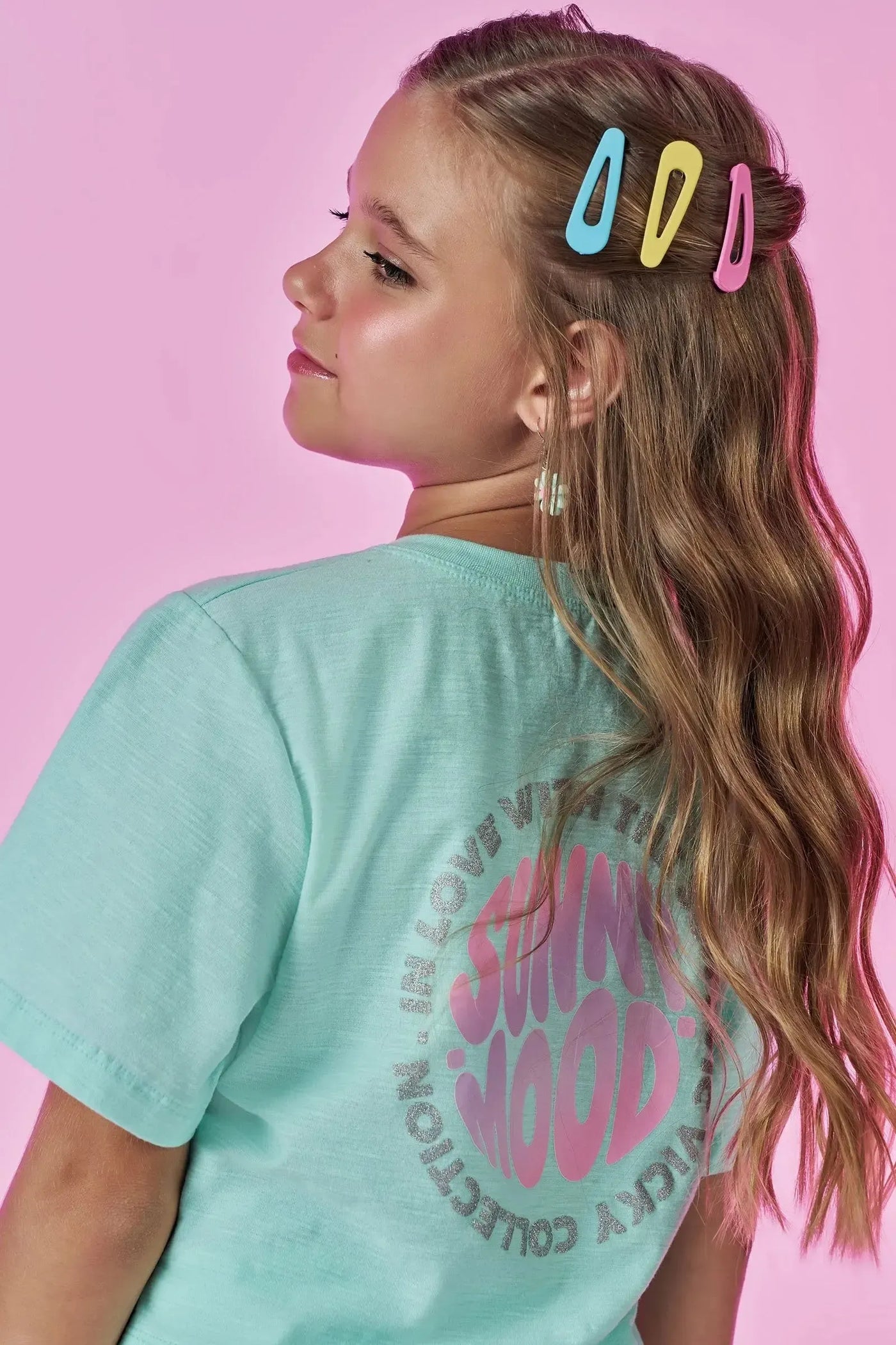 Camiseta Boxy Over em Malha Flamê 86892 Vic&Vicky Teen Menina