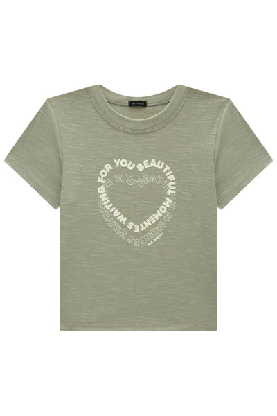 Camiseta Comfy em Malha Flamê 87125 Vic&Vicky Teen Menina