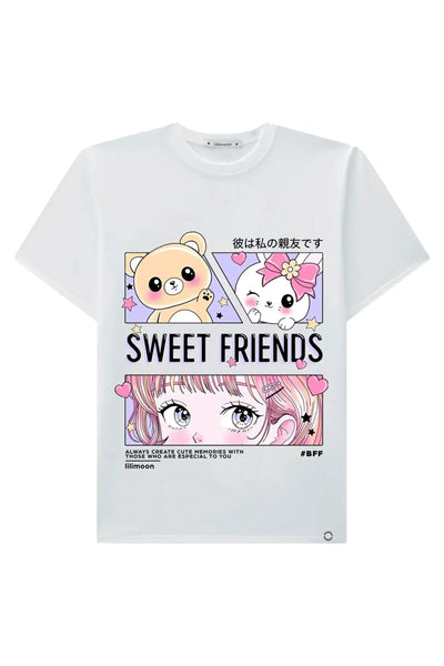 Camiseta Comfy em Meia Malha 90556 Lilimoon Teen Menina