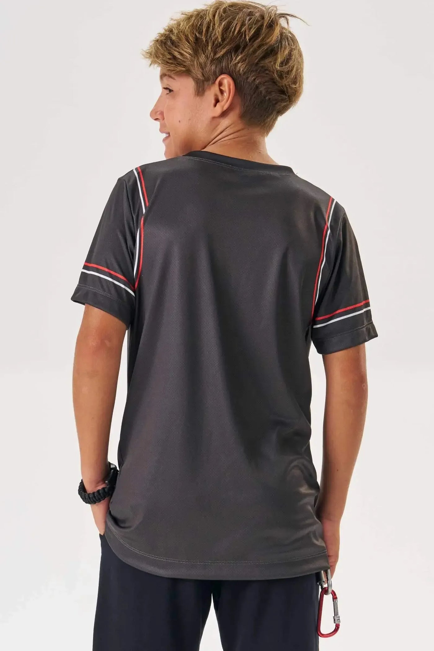 Camiseta em Malha Dry Sports 88622 Johnny Fox Teen Menino