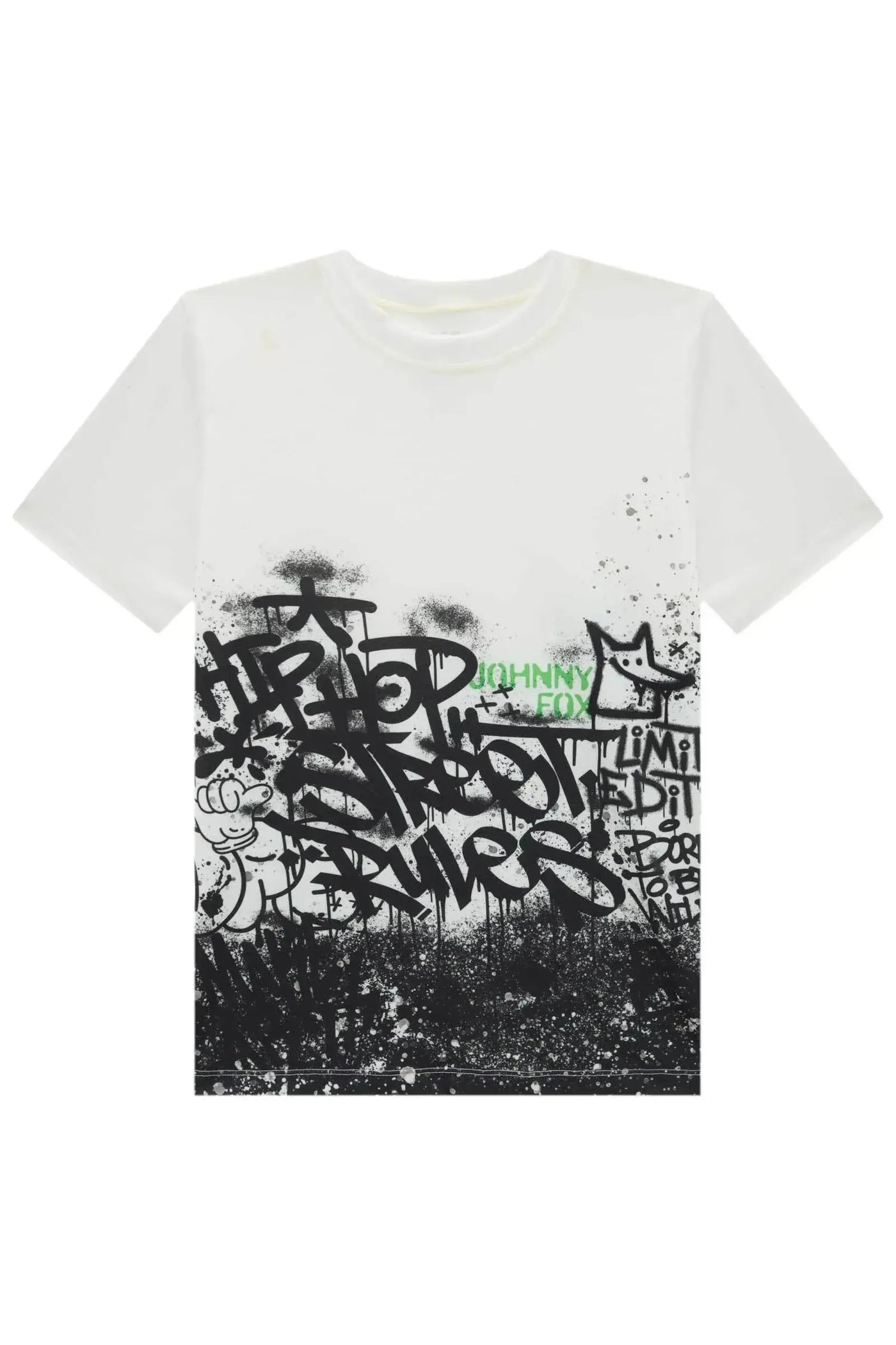 Camiseta em Malha Fresh 87627 Johnny Fox Teen Menino