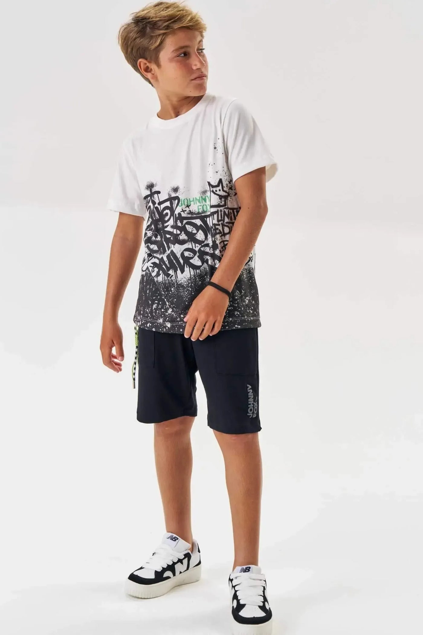 Camiseta em Malha Fresh 87627 Johnny Fox Teen Menino