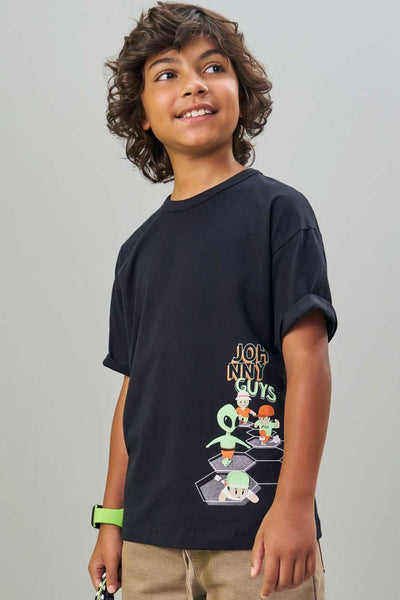 Camiseta em Meia Malha 76876 Johnny Fox