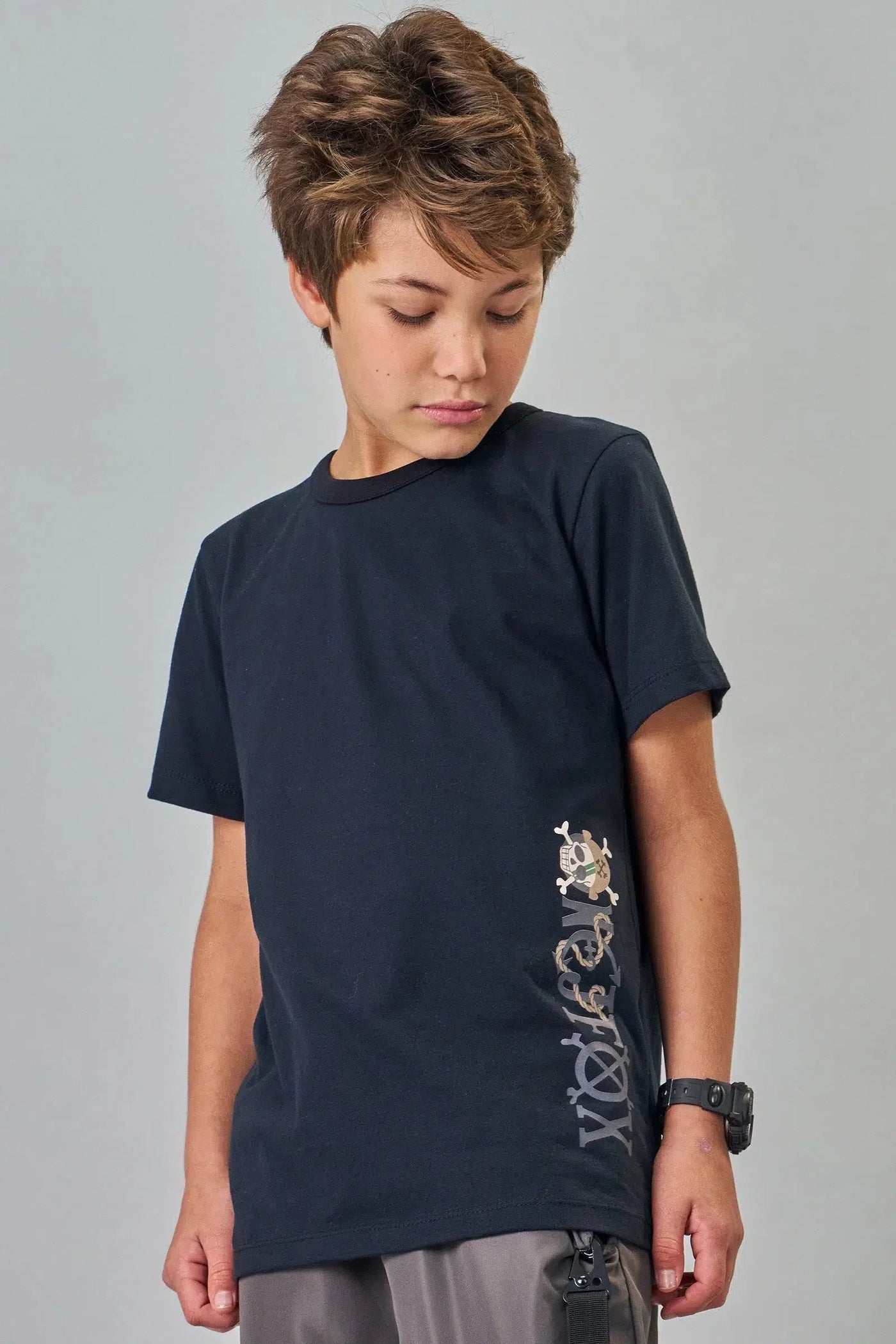 Camiseta Teen Menino em Meia Malha 82199 Johnny Fox