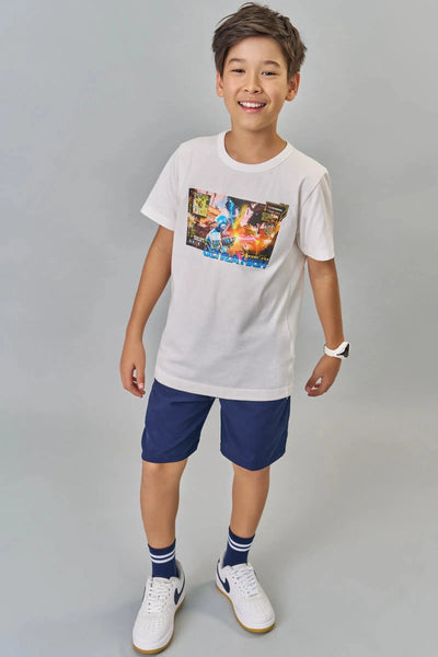 Camiseta Teen Menino em Meia Malha 82200 Johnny Fox