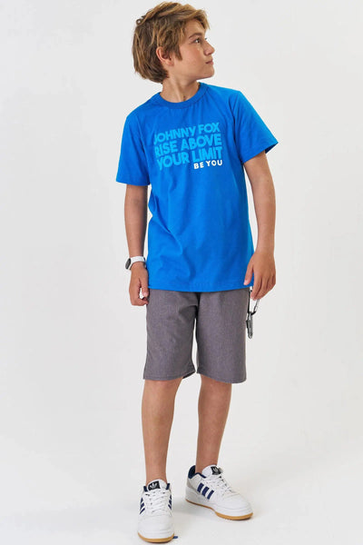 Camiseta Teen Menino em Meia Malha 82248 Johnny Fox