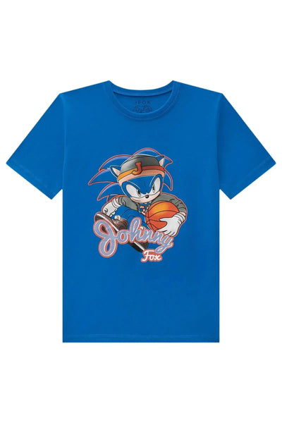 Camiseta em Meia Malha 86314 Johnny Fox Teen Menino