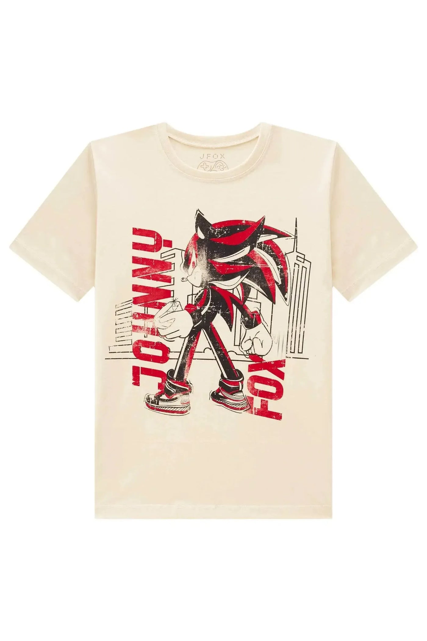 Camiseta em Meia Malha 86316 Johnny Fox Teen Menino