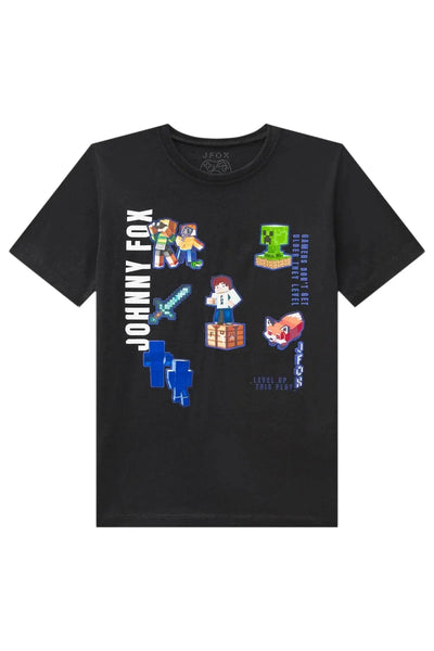 Camiseta em Meia Malha 86317 Johnny Fox Teen Menino
