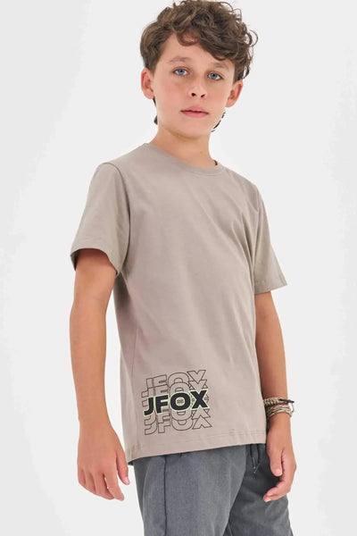 Camiseta em Meia Malha 86324 Johnny Fox Teen Menino