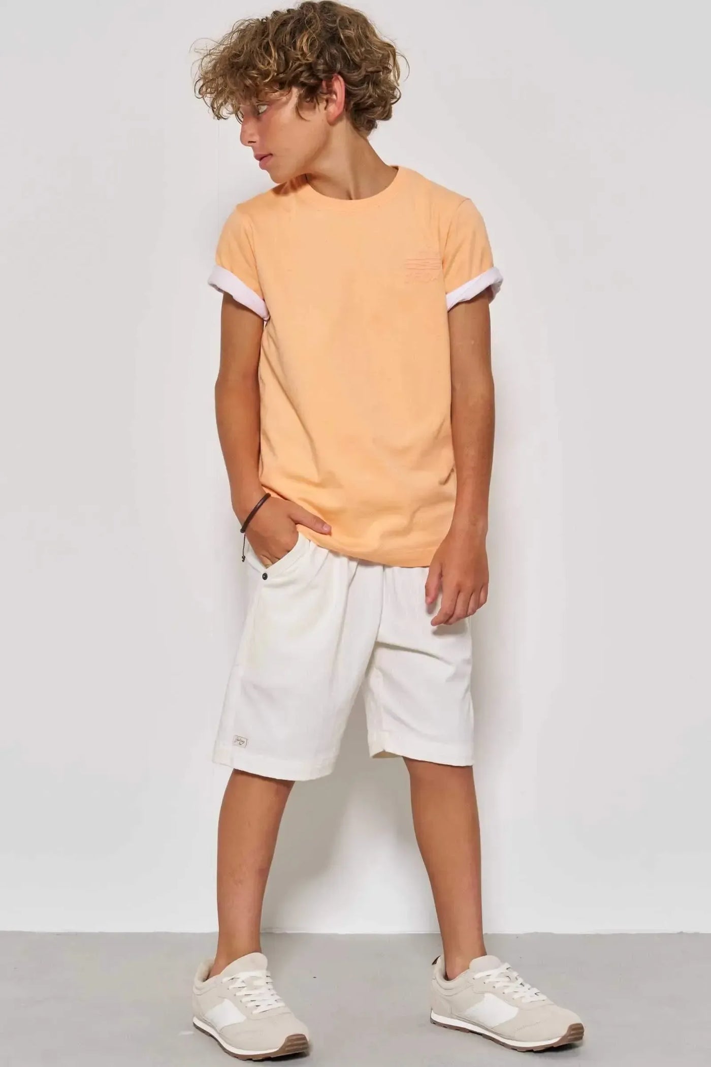 Camiseta em Meia Malha 86829 Johnny Fox Teen Menino