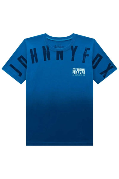 Camiseta em Meia Malha 87620 Johnny Fox Teen Menino