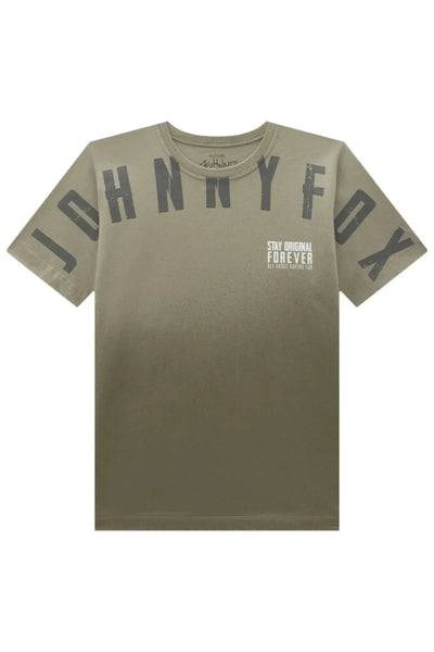 Camiseta em Meia Malha 87620 Johnny Fox Teen Menino