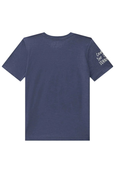 Camiseta em Meia Malha Flamê 88611 Johnny Fox Teen Menino