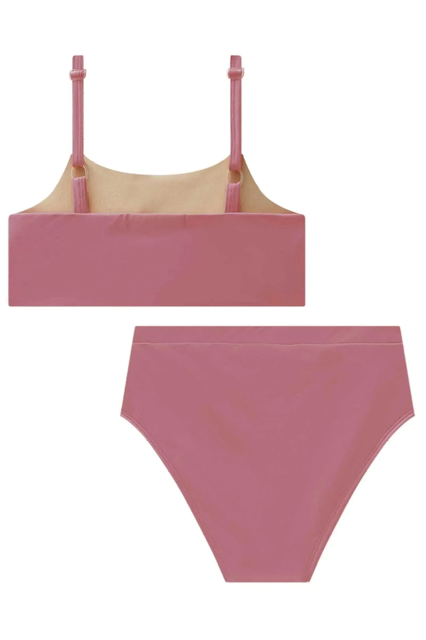 Conjunto de Biquíni com Top e Calcinha Tradicional em Malha UV Dry 50+ 87822 Lilimoon Teen Menina