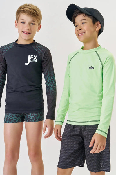 Conjunto Teen Menino de Camiseta e Sunga em Malha Uv Dry com Proteção Uv 50+ 81715 Johnny Fox