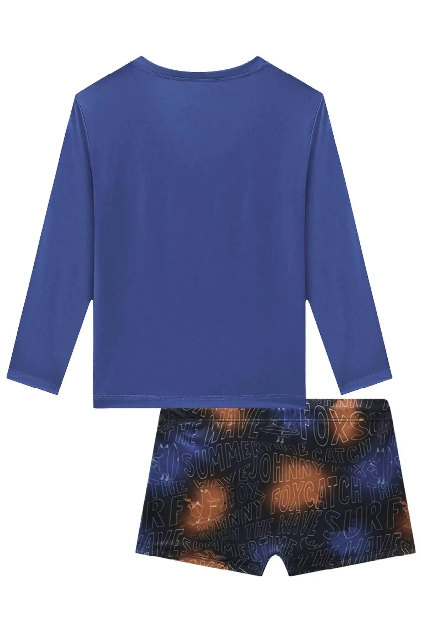 Conjunto de Camiseta e Sunga em Malha Uv Dry com Proteção UV50+ 88265 Johnny Fox Teen Menino