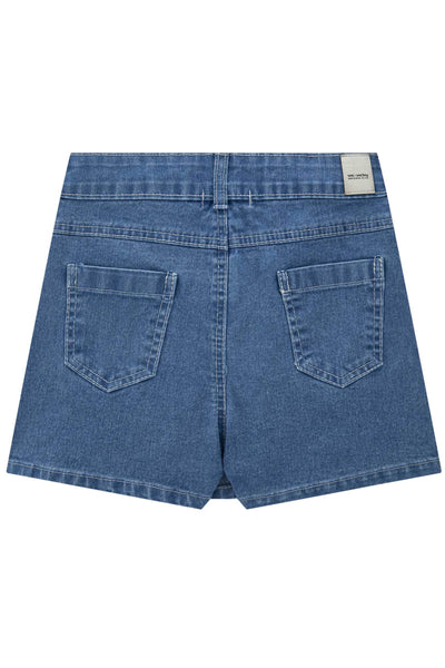 Short Saia em Jeans com Elastano 78041 Vic&Vicky