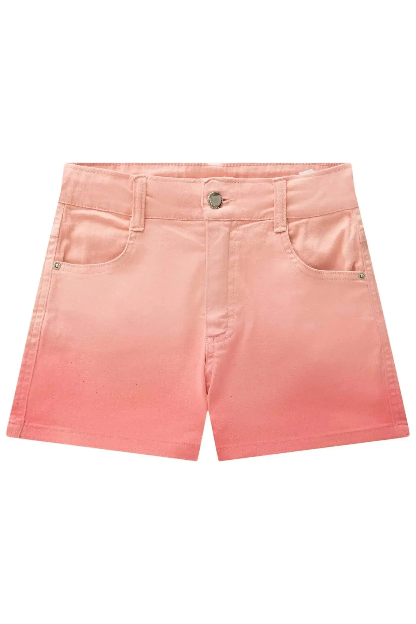 Shorts Cintura Alta em Saja com Elastano 87593 Vic&Vicky Teen Menina