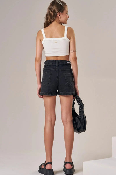 Shorts em Jeans com Elastano 88770 Lilimoon Teen Menina
