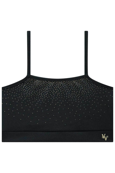 Top Cropped em Malha Jacquard Catarina 86919 Vic&Vicky Teen Menina