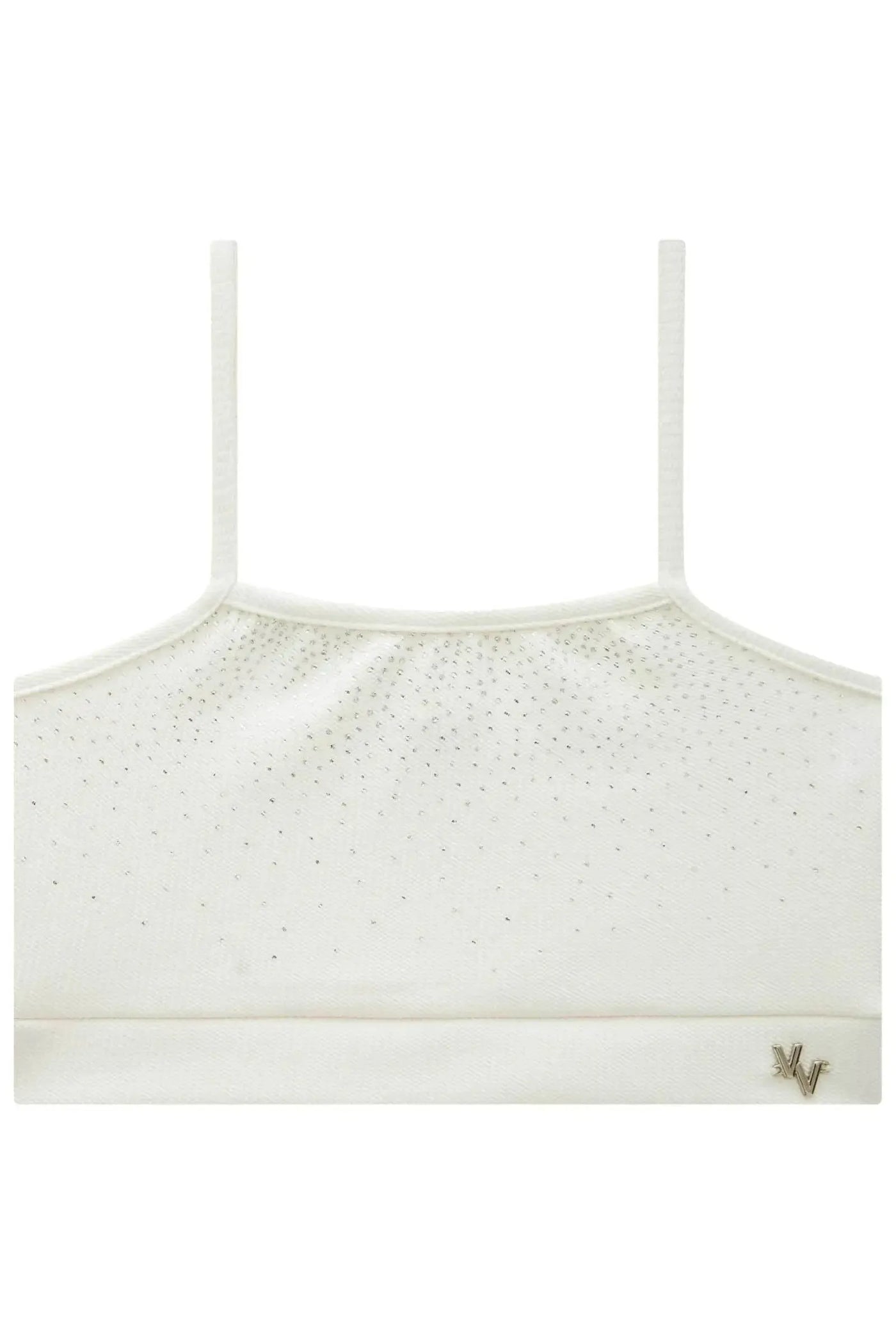 Top Cropped em Malha Jacquard Catarina 86919 Vic&Vicky Teen Menina