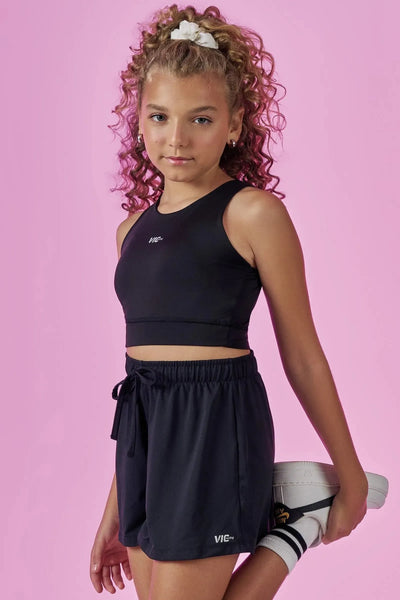Top Cropped em Malha UV 50+ com Bojo 86889 Vic&Vicky Teen Menina