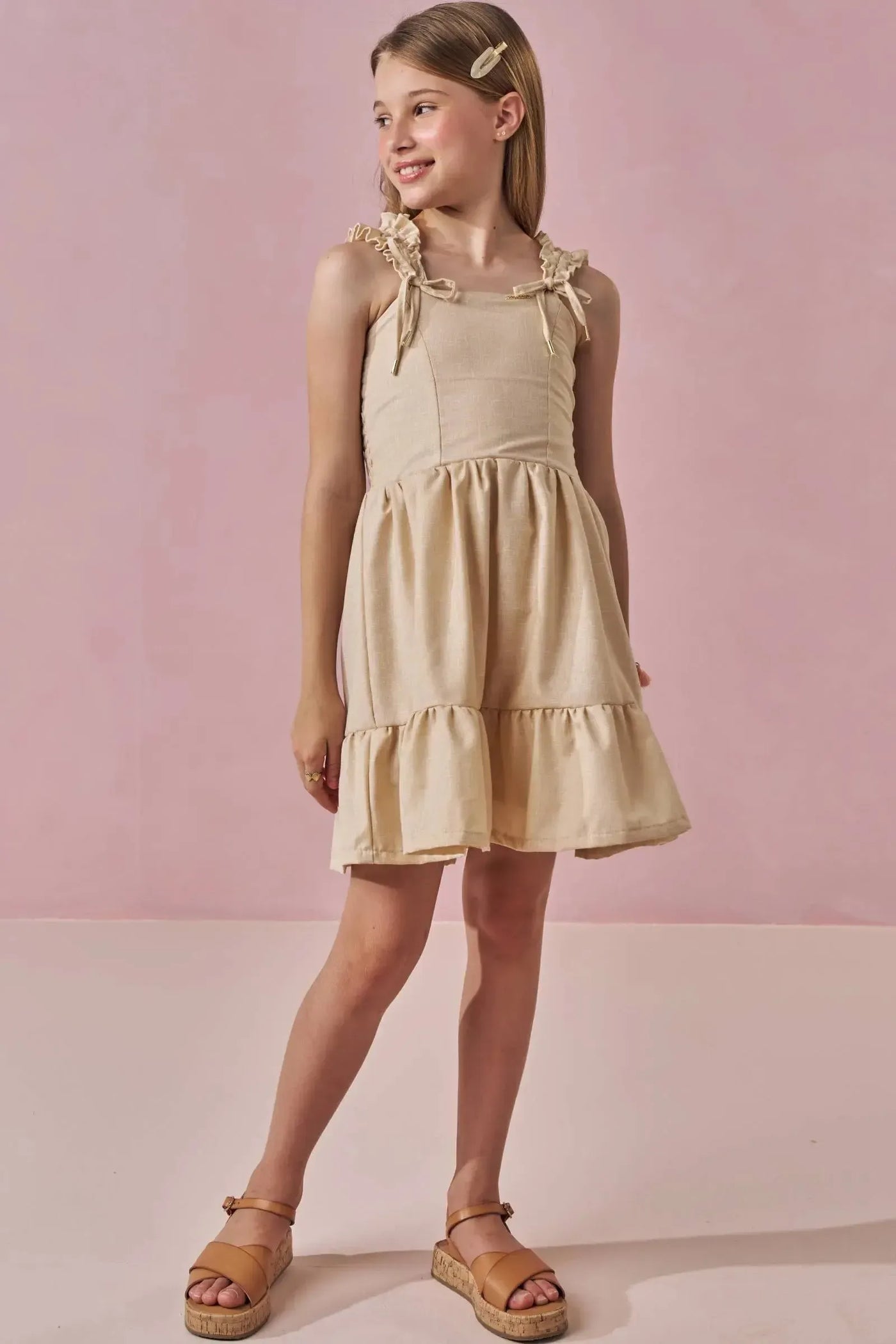 Vestido em Alfaiataria Denver 87630 Lilimoon Teen Menina