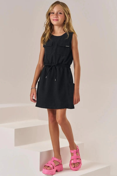 Vestido em Crepe Dua Lipa 87241 Lilimoon Teen Menina